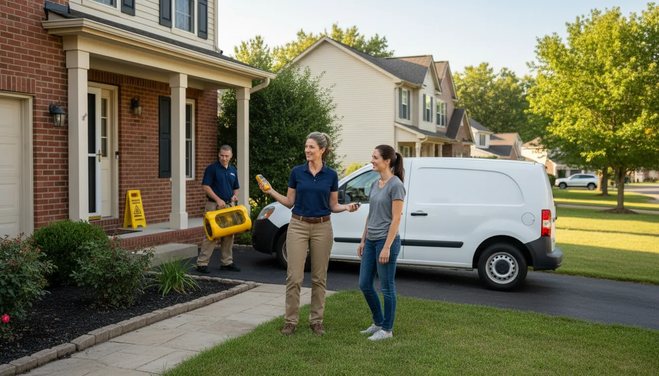 Residential water damage restoration in Sunnyside, WA